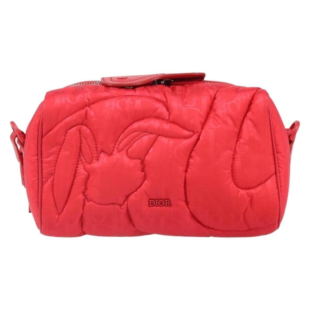 Dior Trotter Nylon Oblique x Erl Mirage Shoulder Bag Red